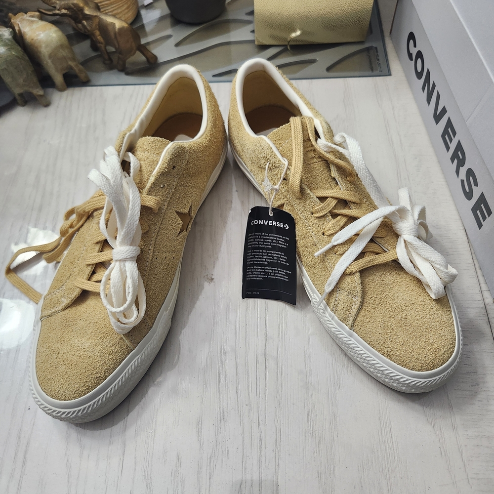 Converse One Star Tan Suede Sneakers - Men's 11